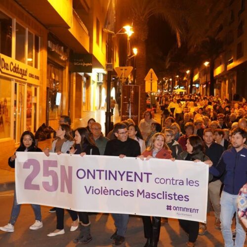 Ontinyent exige un juzgado exclusivo de violencia de género dentro de sus movilizaciones del 25-N