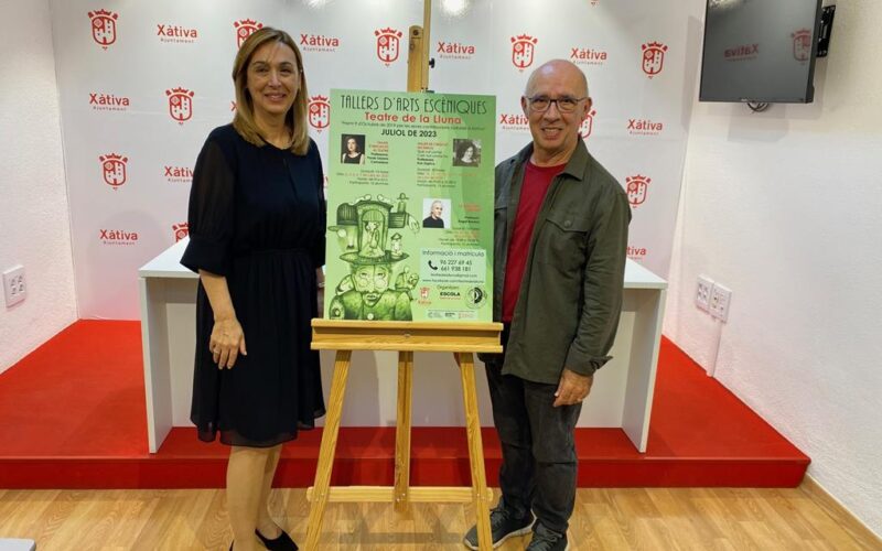 Paula Llorens, Eva Zapico y Àngel Bonora impartirán talleres de teatro en Xàtiva