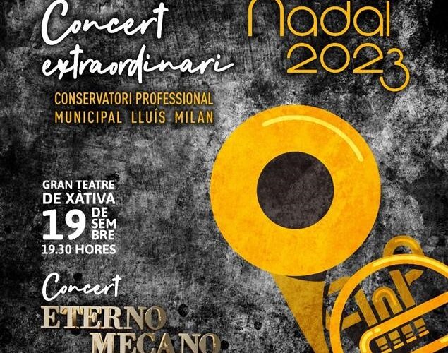 El Conservatorio Lluís Milan ofrecerá el próximo martes 19 de diciembre su concierto benéfico de Navidad