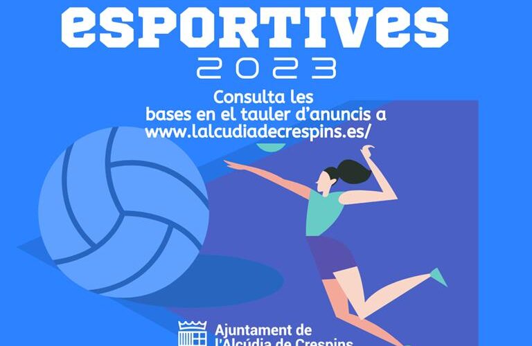 El área de Deportes de l’Alcúdia de Crespins convoca las becas deportivas locales 2023