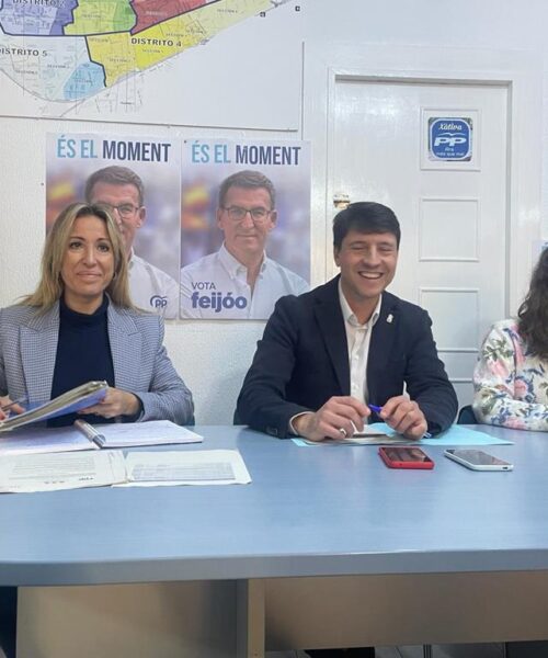 Las diputadas autonómicas del PP en Les Corts, Verónica Marcos y Andrea Gigante, han visitado esta mañana Xàtiva