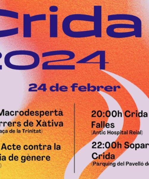 La ‘Crida’ de las Fallas de Xàtiva 2024 tendrá lugar en el antiguo Hospital