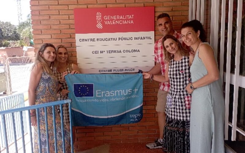Docentes del CEI Teresa Coloma de Xàtiva participan en el programa Erasmus+