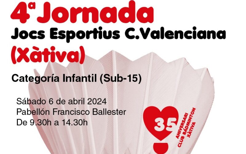 4ª Jornada Autonómica Infantil “Jocs Esportius de la Comunitat Valenciana”
