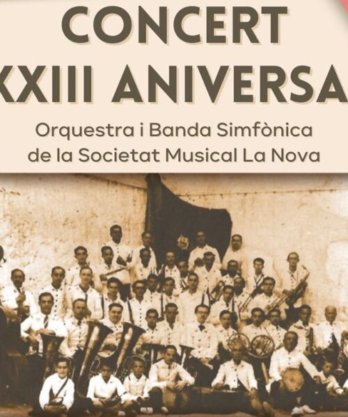 La Societat Musical La Nova de Xàtiva celebra el 123 aniversario con un concierto